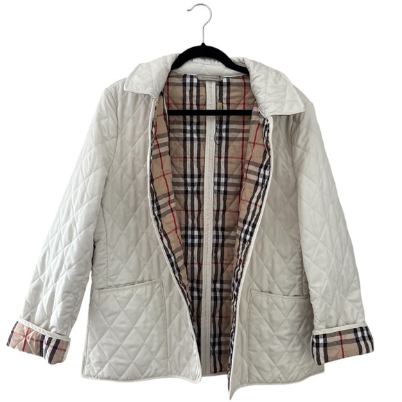 Burberry Jackets & Blazers - BURBERRY Quilted Nova Check Jacket Size Large